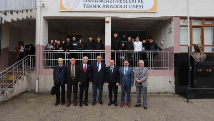 Başkan Özer Matlı, mezun olduğu lisede gençlere ilham verdi