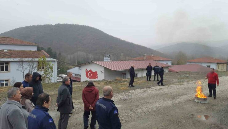 Bozüyük Belediyesi İtfaiyesi’nden Cezaevi personeline yangın eğitimi