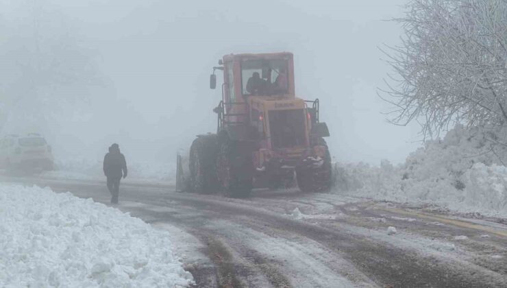 Çanakkale’de yağan kar kartpostallık görüntüler oluşturdu