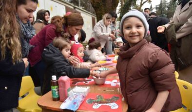 Çocuklar Sanat Sokağı’nda gönüllerince eğlendi