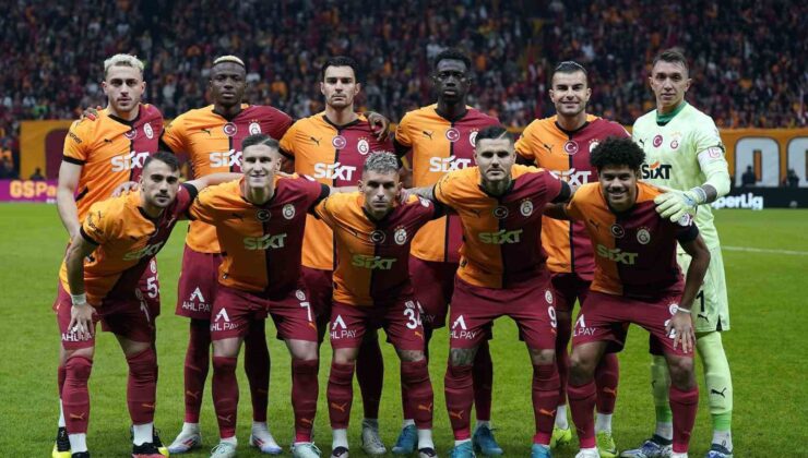 Galatasaray ligin ilk yarısına lider girdi