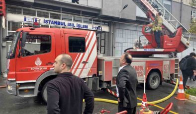 İstanbul Bahçelievler’de korkutan iş yeri yangını