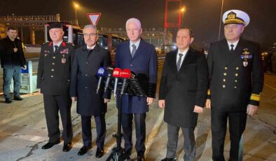 İstanbul Valisi Davut Gül’den denetim yapan polis ekiplerine ziyaret