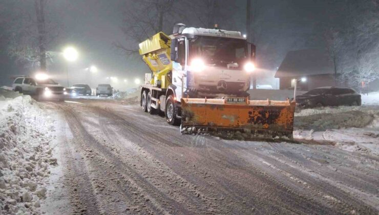 Kar Timleri’nden yılbaşı mesaisi