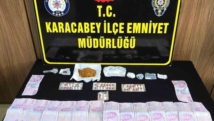 Karacabey’de uyuşturucu operasyonu: 4 gözaltı 1 tutuklu