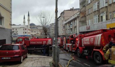 Küçükçekmece’de tekstil atölyesinde korkutan yangın