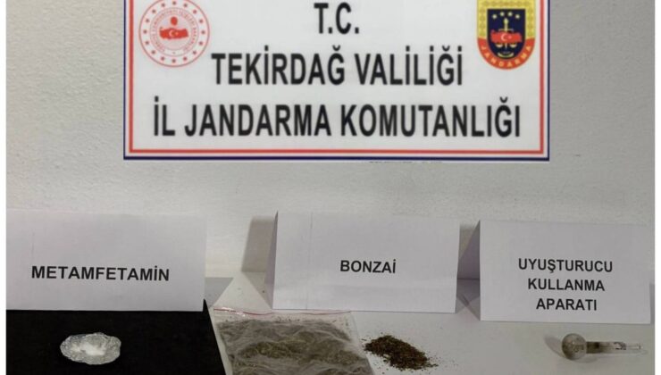 Tekirdağ’da jandarma ekiplerinden uyuşturucuya geçit yok