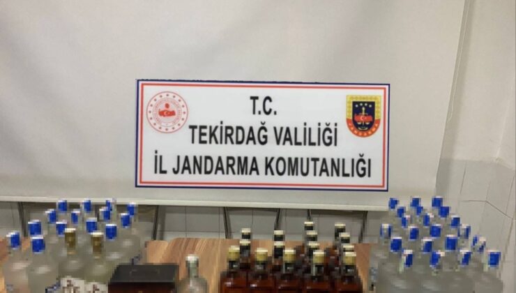 Tekirdağ’da kaçak alkollü içki ve uyuşturucu madde ele geçirildi