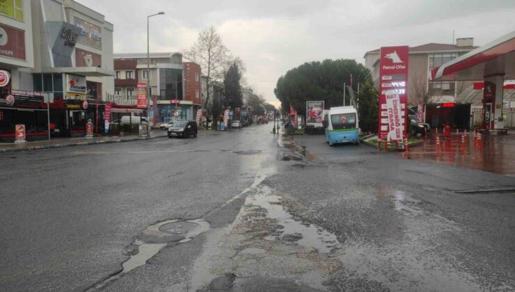 Tekirdağ’da sağanak yağış