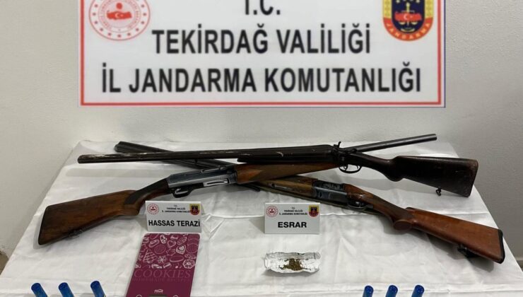 Tekirdağ’da uyuşturucu ve kaçakçılıkla mücadele operasyonu