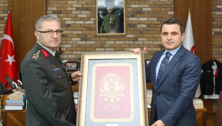 1’inci Ordu Komutanı Orgeneral Tokel’den Tarihi Alan Başkanı Kaşdemir’e ziyaret