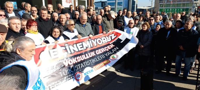 TÜİK rakamlarını sendikalar protesto etti