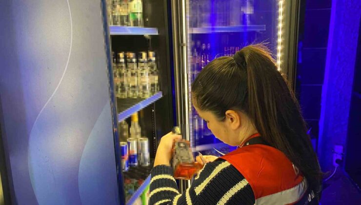 Ataşehir’de sahte ve kaçak alkol denetimi