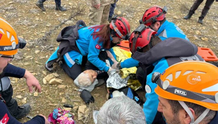 Balıkesir’de arazide kaybolan yaşlı kadın sağ olarak bulundu