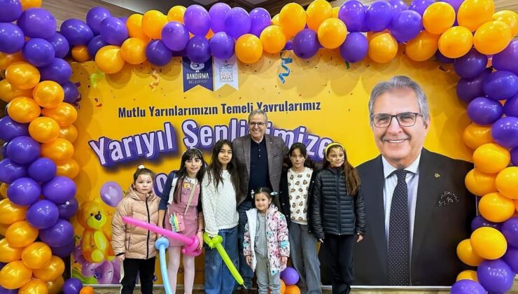Bandırma Belediyesi’nden çocuklara coşku dolu yarıyıl hediyesi