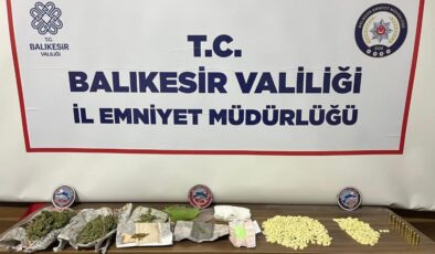 Bandırma’da uyuşturucu operasyonu: 895 adet uyuştucu hap ele geçirildi