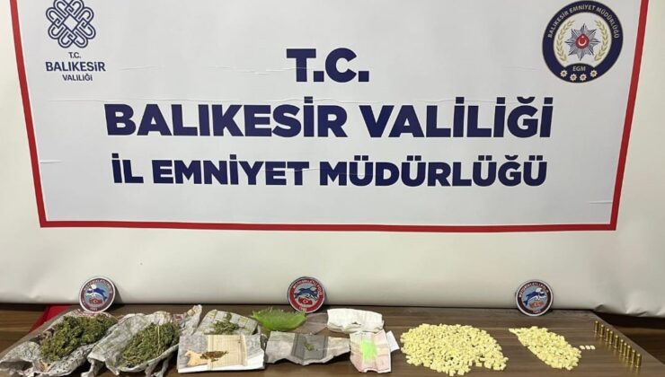 Bandırma’da uyuşturucu operasyonu: 895 adet uyuştucu hap ele geçirildi