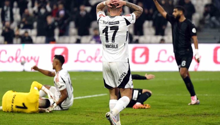 Beşiktaş üst üste 2 galibiyete hasret