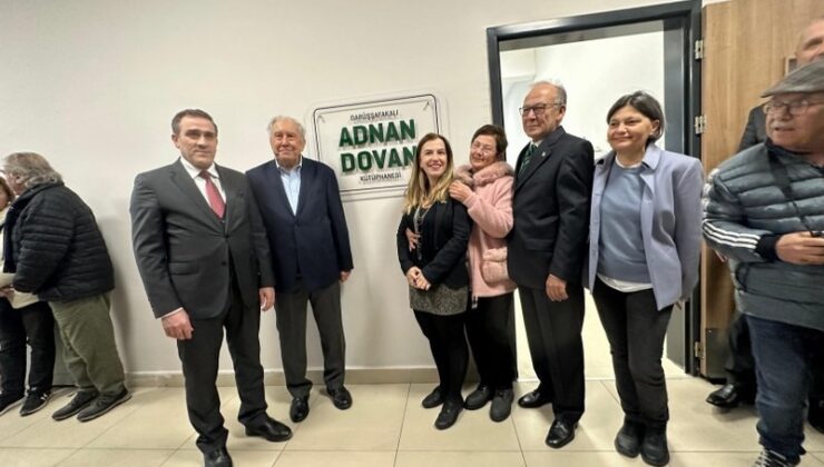 Burhaniye’de Adnan Dovan Kütüphanesi törenle açıldı