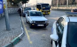 Bursa’da otomobil hırsızı 24 saat geçmeden çaldığı araçla yakalandı