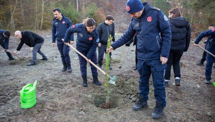 Büyükşehir’den kahraman itfaiyecilerin anısına hatıra ormanı