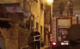 Çanakkale’de baca yangınında ev zarar gördü