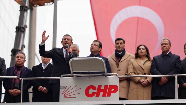CHP Genel Başkanı Özel: “Rıza için İstanbul için adalet istiyoruz”