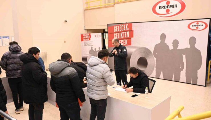 Erdemir, saat ücretli işe alımlar için başvuru sürecini başlattı