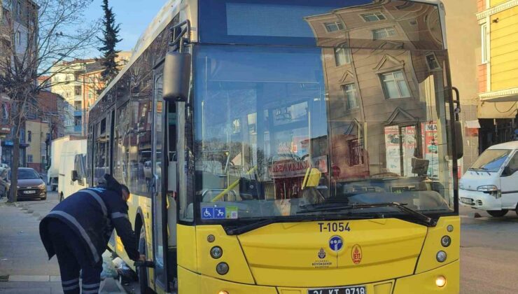 Esenler’de İETT otobüsüne havalı tabancayla ateş açıldı