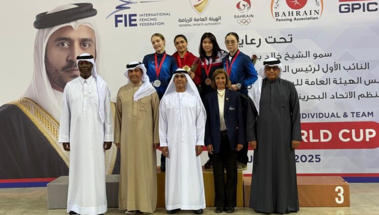 Eskrimci Aleyna Ertürk, Manama’da şampiyon oldu