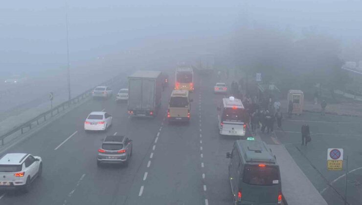 İstanbul’da sis etkili oldu, görüş mesafesi düştü