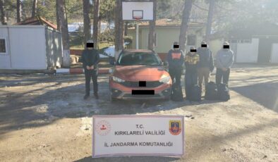Kırklareli’nde 40 düzensiz göçmen yakalandı