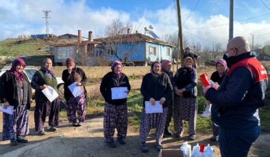 Kırklareli’nde kadınlara süt eğitimi