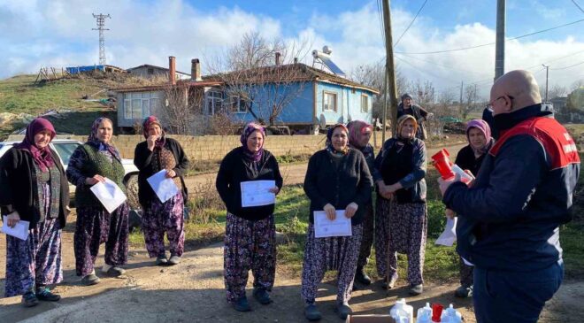 Kırklareli’nde kadınlara süt eğitimi