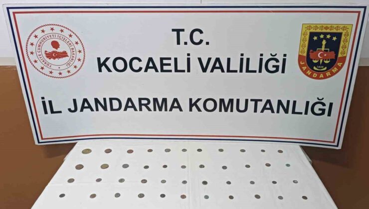 Kocaeli’de 59 sikke ele geçirildi