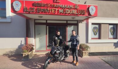 Kocaeli’de çalınan motosiklet İstanbul’da bulundu