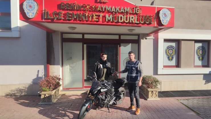 Kocaeli’de çalınan motosiklet İstanbul’da bulundu