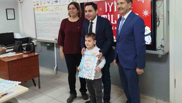 Malkara’da yarıyıl tatili başladı, 6 bin 350 öğrenci karne aldı