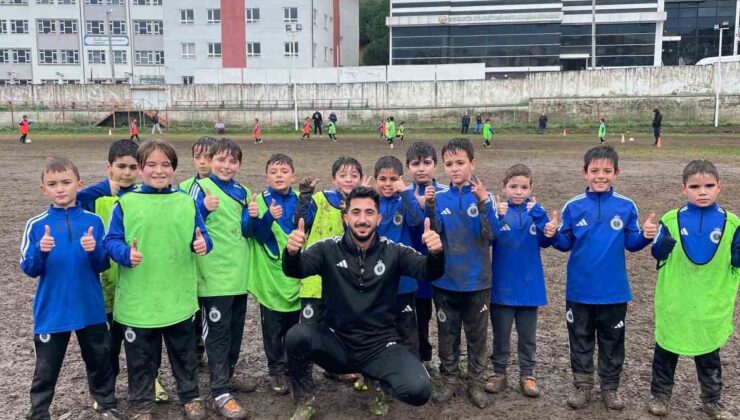 Patates tarlası değil, futbol sahası