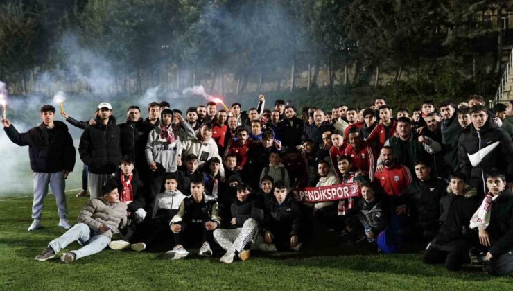 Pendikspor’a Karagümrük maçı öncesi taraftardan moral ziyareti