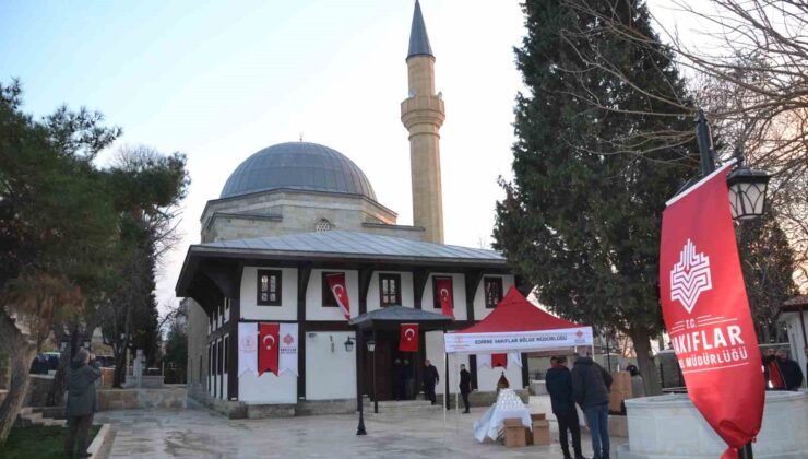 Restorasyonu tamamlanan 5 asırlık cami Regaip Kandili’nde ibadete açıldı