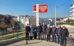 Şehidin ismi ilelebet Gölcük’te yaşayacak