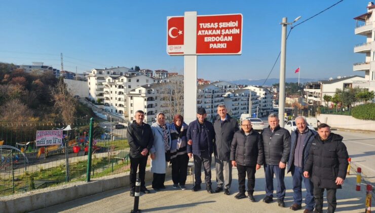 Şehidin ismi ilelebet Gölcük’te yaşayacak