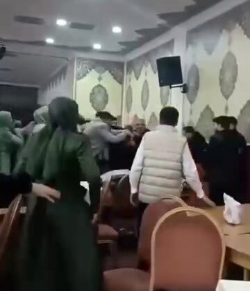 Takı töreni erkene alınmak istenildi, ortalık savaş alanına döndü
