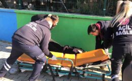 Tekirdağ’da alkollü şahıs kaldırıma yığıldı