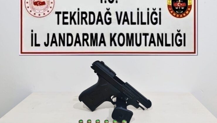 Tekirdağ’da jandarmadan silah operasyonları: 3 gözaltı