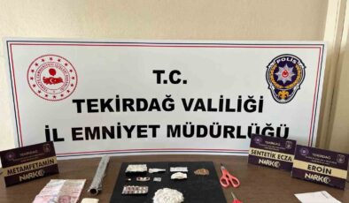 Tekirdağ’da uyuşturucu operasyonlarında 9 kişi tutuklandı