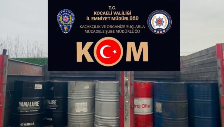 TEM’de bir araçta 2 ton 550 litre kaçak akaryakıt ele geçirildi