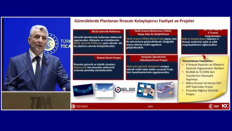 Ticaret Bakanı Ömer Bolat, İhracatta 2025 Yılı Eylem Planı’nı açıkladı