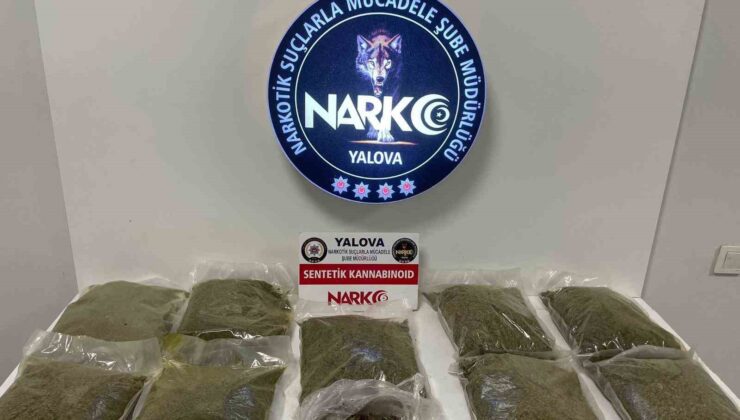 Yalova’da uyuşturucu operasyonu: 2 gözaltı